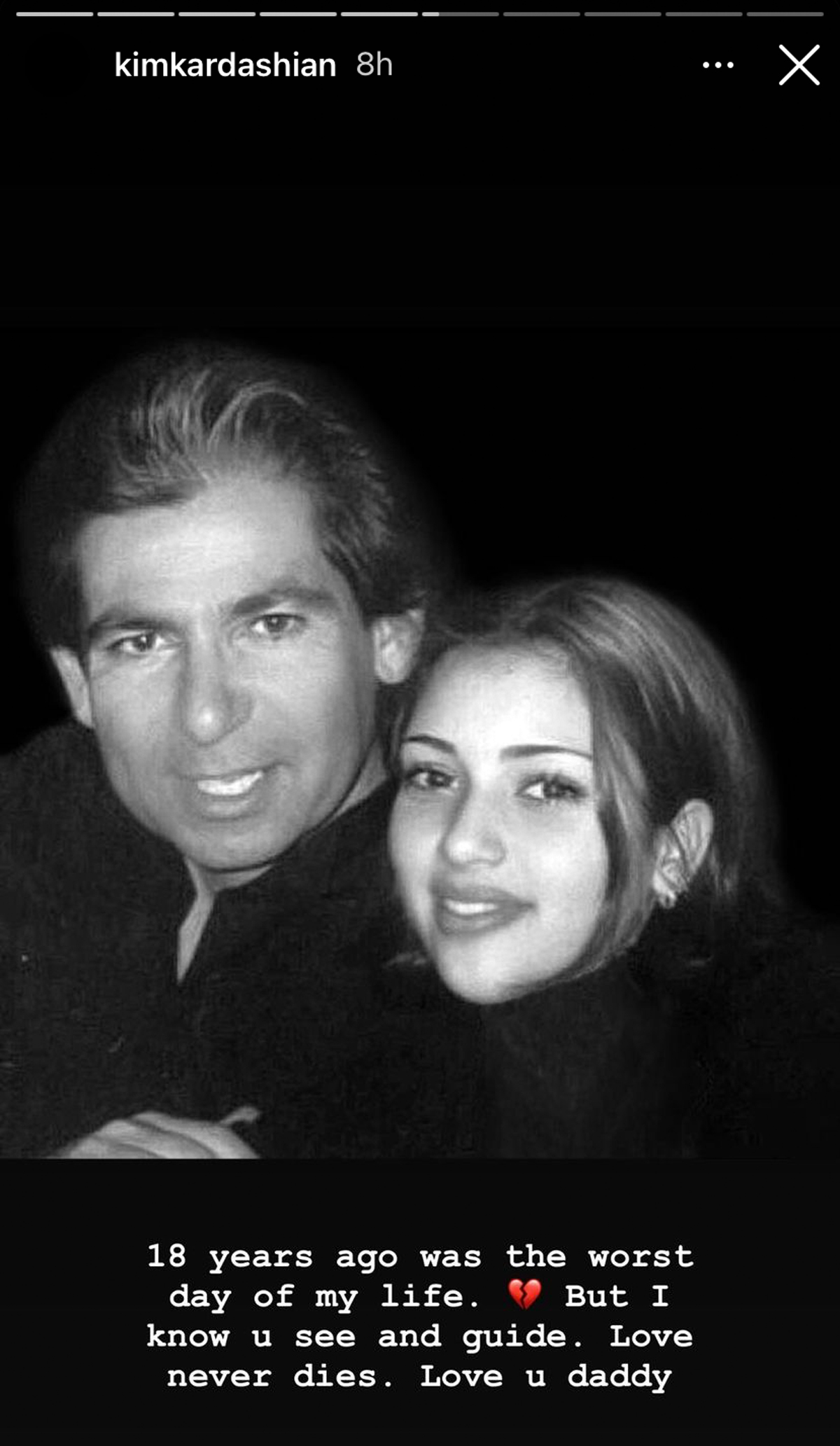 Kim Kardashian Remembers Her Father Robert On The 18th Year-end Of His Death: ‘I Know You See And Guide’