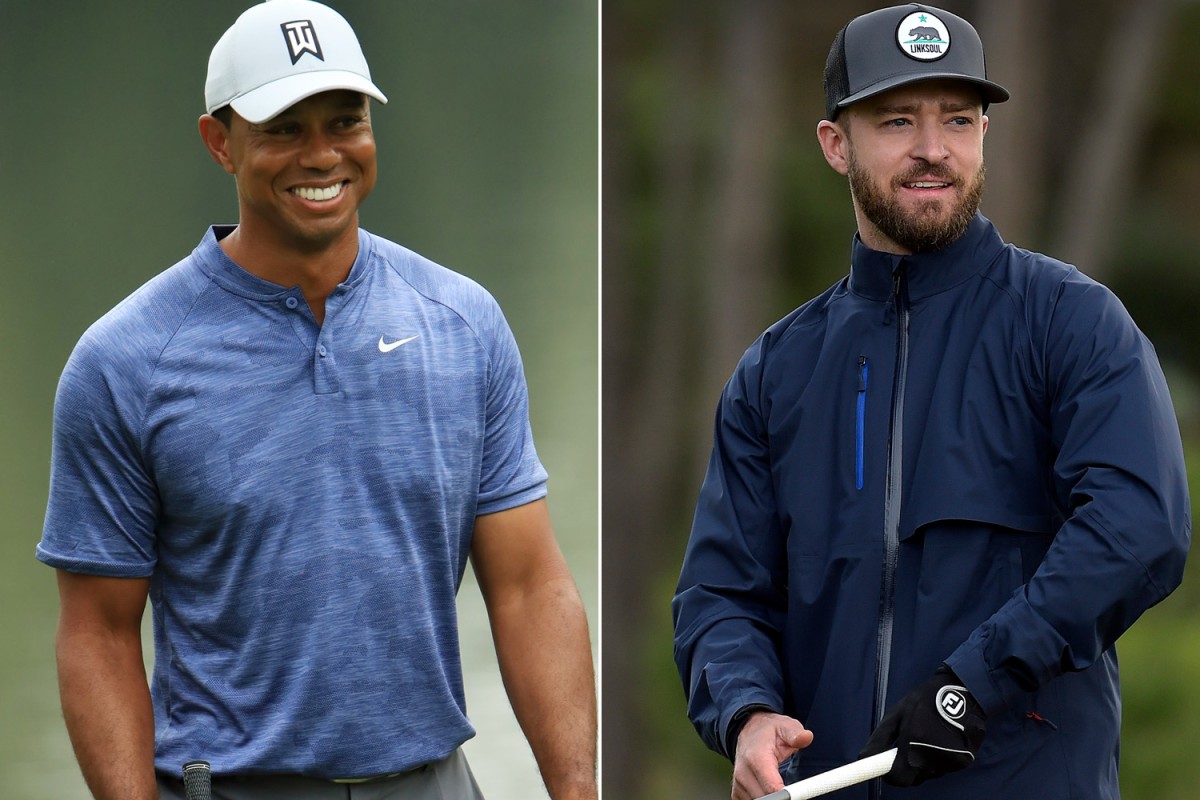 Tiger Woods and Justin Timberlake can practice golf swing at new club